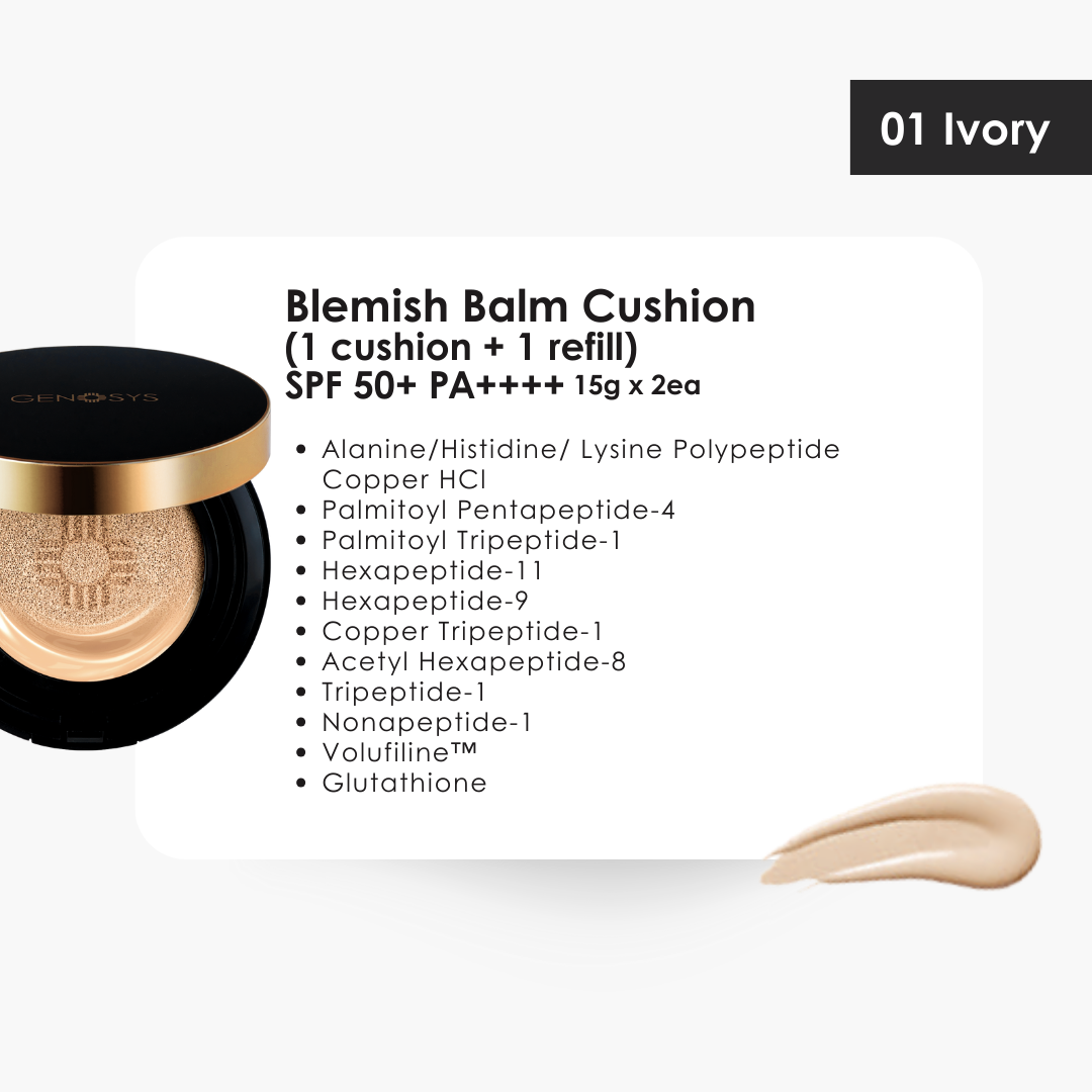 Genosys Skin Caring Blemish Balm Cushion / Ivory