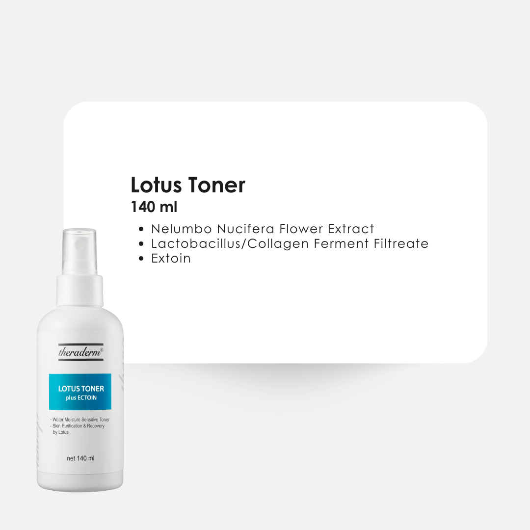 Theraderm Lotus Toner Plus Ectoin 140 ml