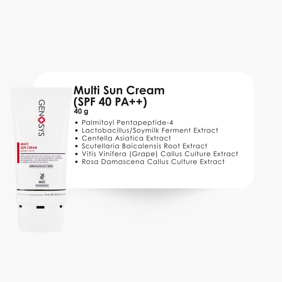 Genosys MSC (Multi Sun Cream) 40 ml